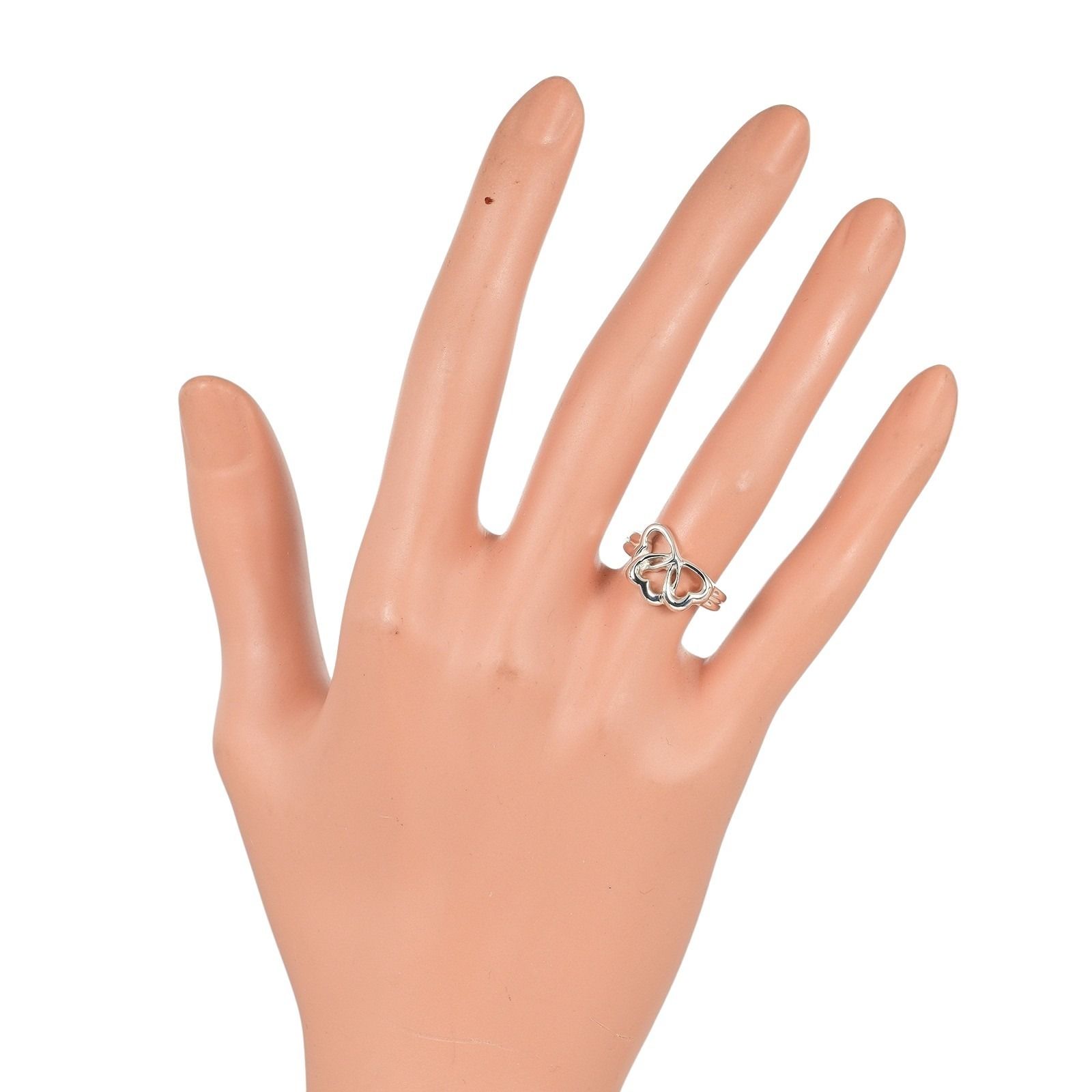 TIFFANY&Co.】ティファニー トリプルハート シルバー925 7号