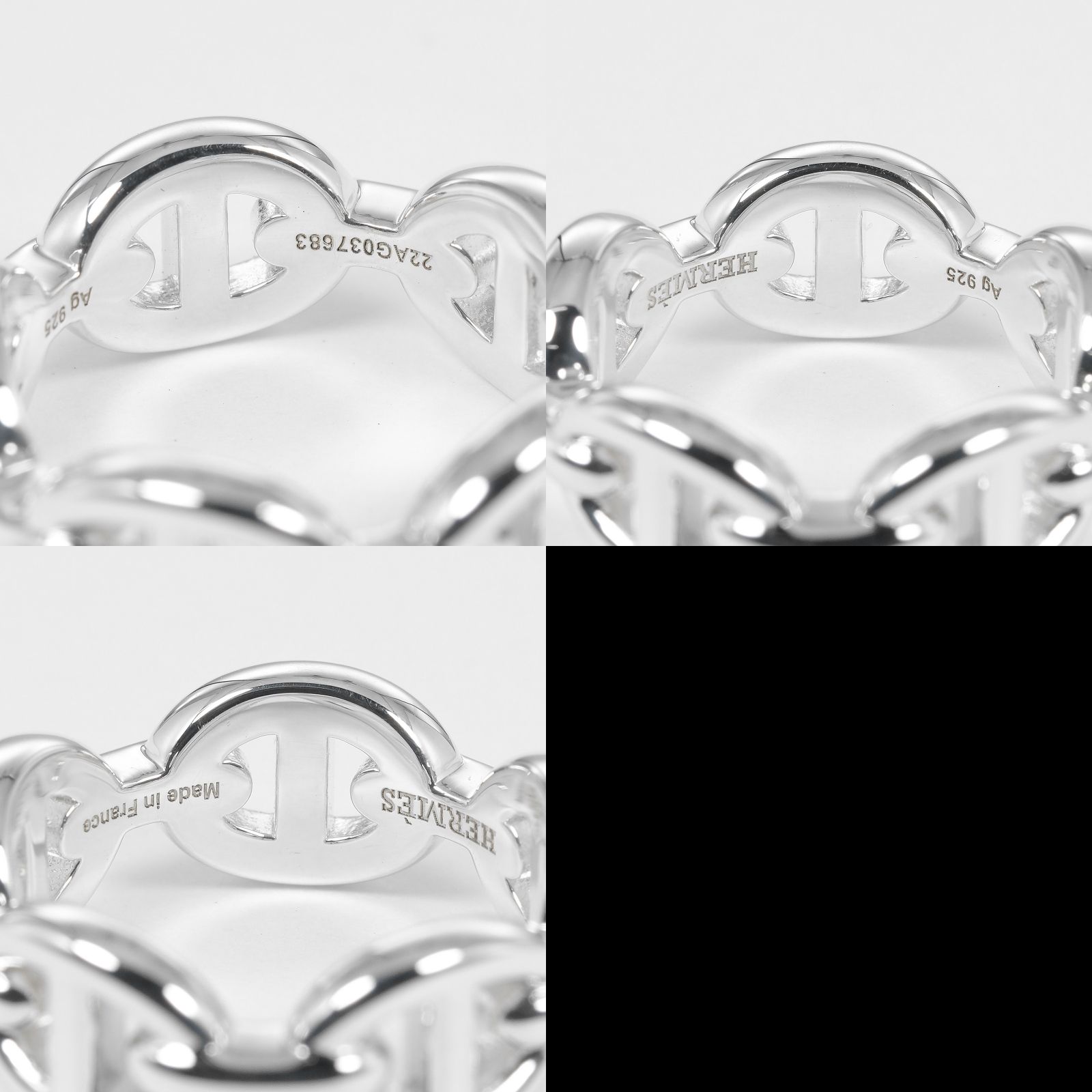 HERMES】エルメス シェーヌダンクル アンシェネPM シルバー925 8号