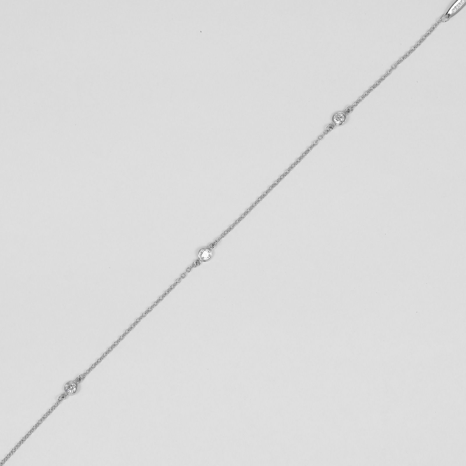 TIFFANY&Co.】ティファニー バイザヤード 腕周り約17.5cm Pt950