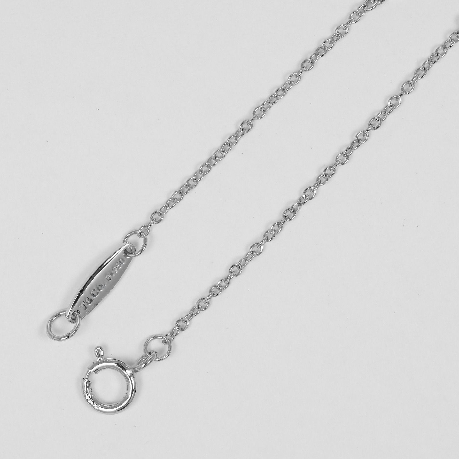 TIFFANY&Co.】ティファニー バイザヤード 腕周り約17.5cm Pt950