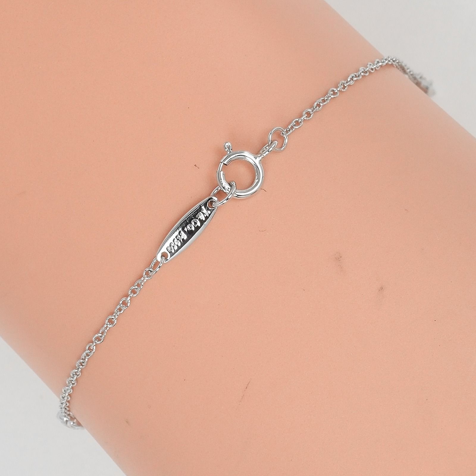 TIFFANY&Co.】ティファニー バイザヤード 腕周り約17.5cm Pt950