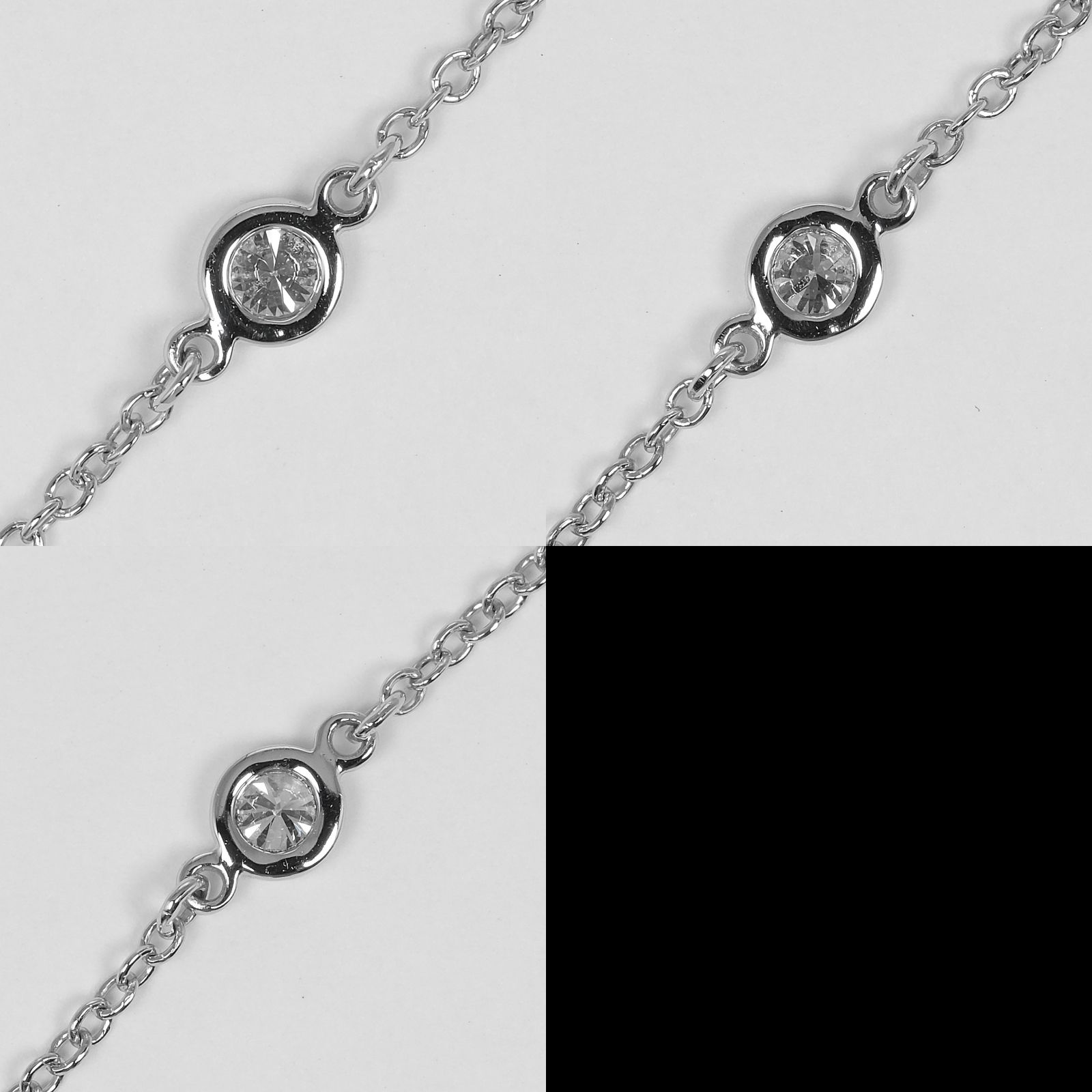 TIFFANY&Co.】ティファニー バイザヤード 腕周り約17.5cm Pt950