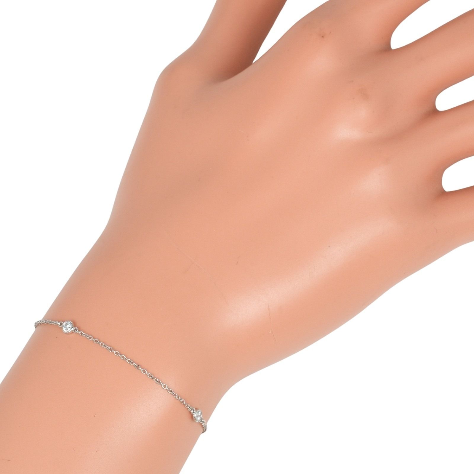 TIFFANY&Co.】ティファニー バイザヤード 腕周り約17.5cm Pt950