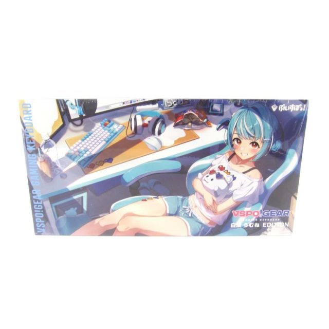 【限定価格】ぶいすぽっ！白波らむね キーボード ぶいすぽっ！ゲーミングキーボード 白波ラムネ EDITION 【公式通販】