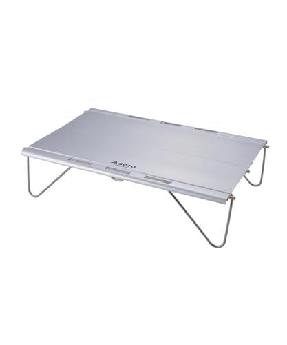 ソト SOTO ローテーブル ミニ 軽量 収納ポーチ付 アルミ 一体式 ソロ デュオ キャンプ トレッキング 登山 アウトドア Field Kite フィールドカイト ST 632 m