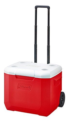 Coleman コールマン クーラーボックス ホイールクーラー 60 QT 容量約56 L 保冷力約3日 大容量 キャリー キャンプ アウトドア 釣り 部活 強力保冷 頑丈 m
