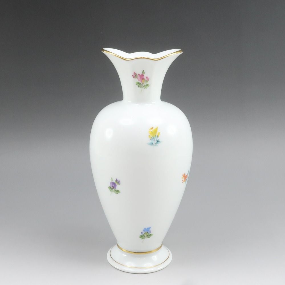 Herend ヘレンド ミルフルール 花瓶 高さ約19cm 美品 金彩 小花 2026年