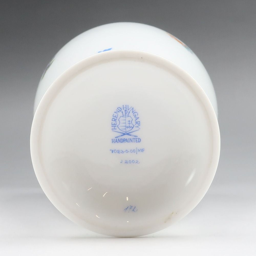 Herend ヘレンド ミルフルール 花瓶 高さ約19cm 美品 金彩 小花 Herend