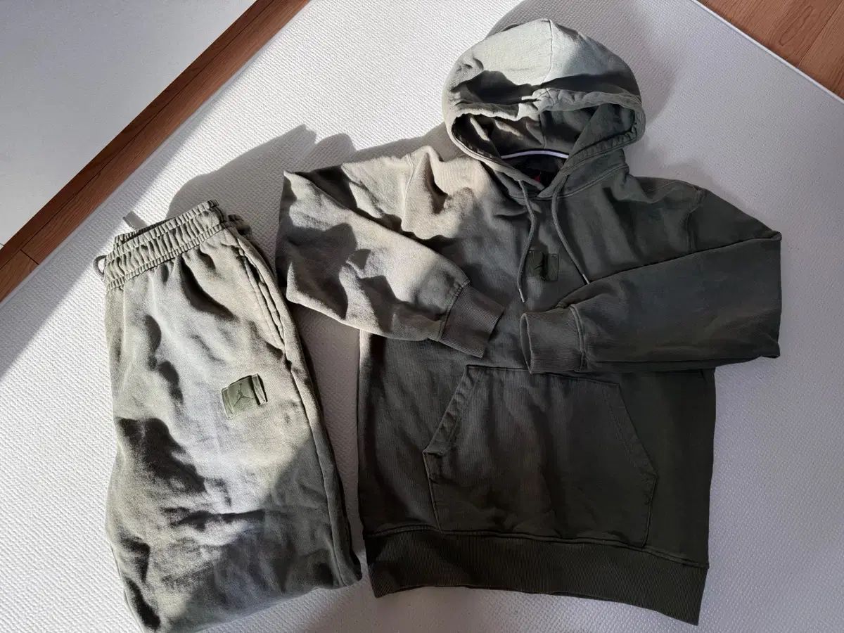 ユニセックス NIKE ジョーダン WHO フード トレーナー セット オリーブ