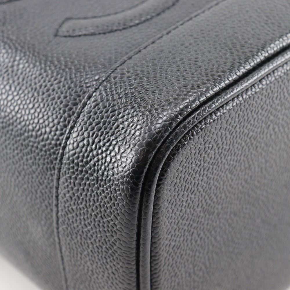 CHANEL】シャネル バニティ ハンドバッグ A01998 キャビアスキン 黒