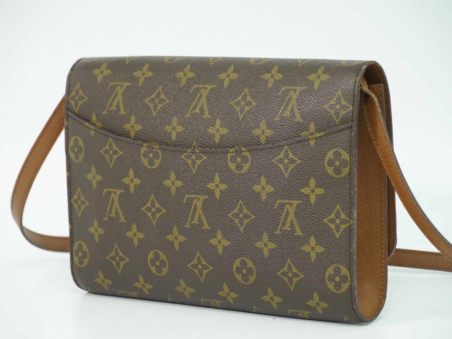 本物 ルイヴィトン LOUIS VUITTON LV ボルドー モノグラム 2WAY 