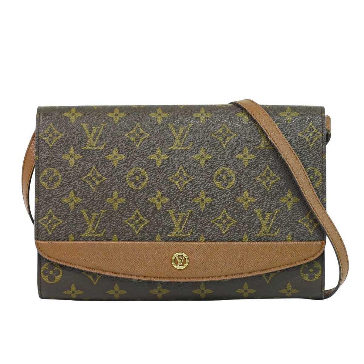 本物 ルイヴィトン LOUIS VUITTON LV ボルドー モノグラム 2WAY 