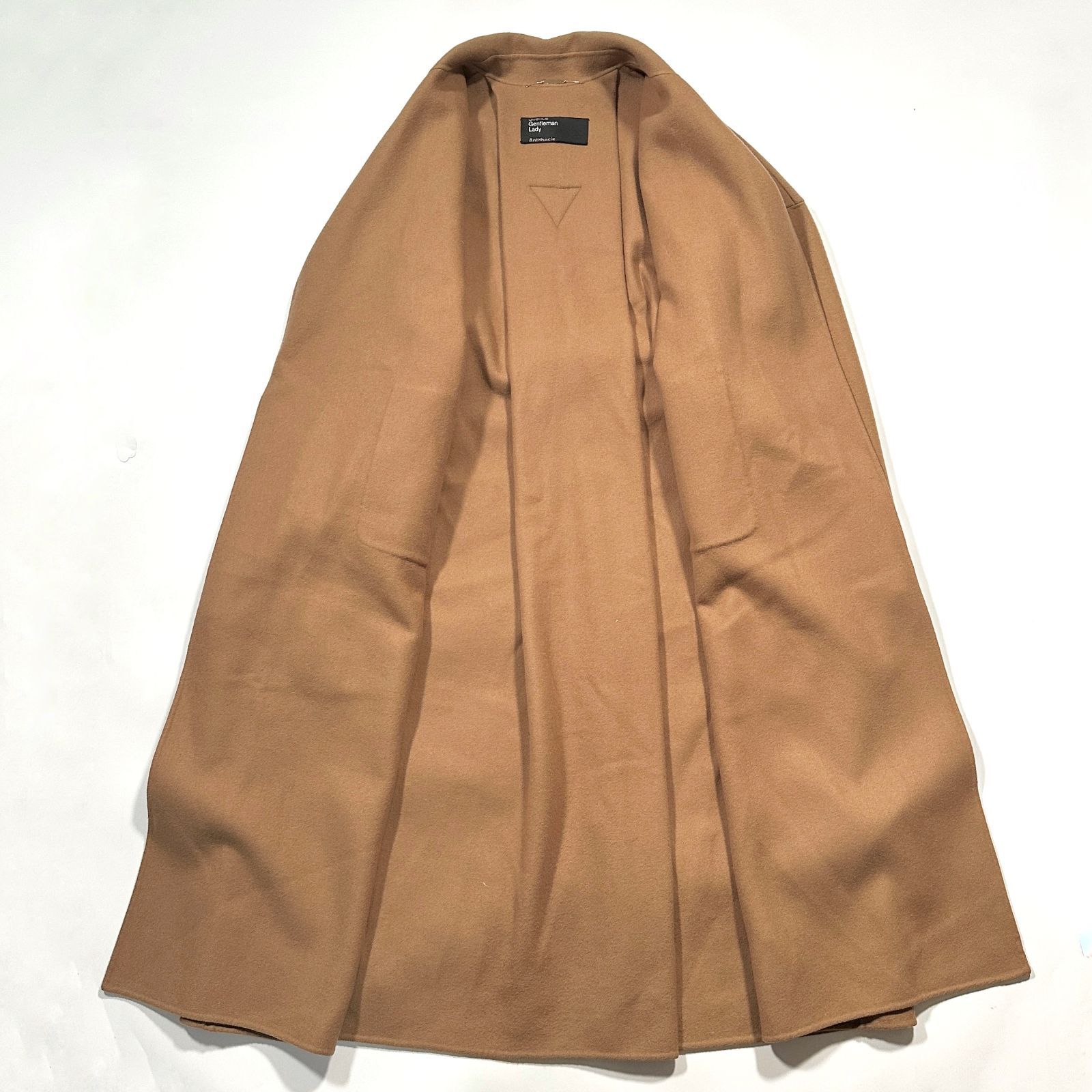 Chaos カオス スーペリアウールコート ベルト ロング ブラウン キャメル Chaos カオス スーペリアウールコート ベルト ロング ブラウン