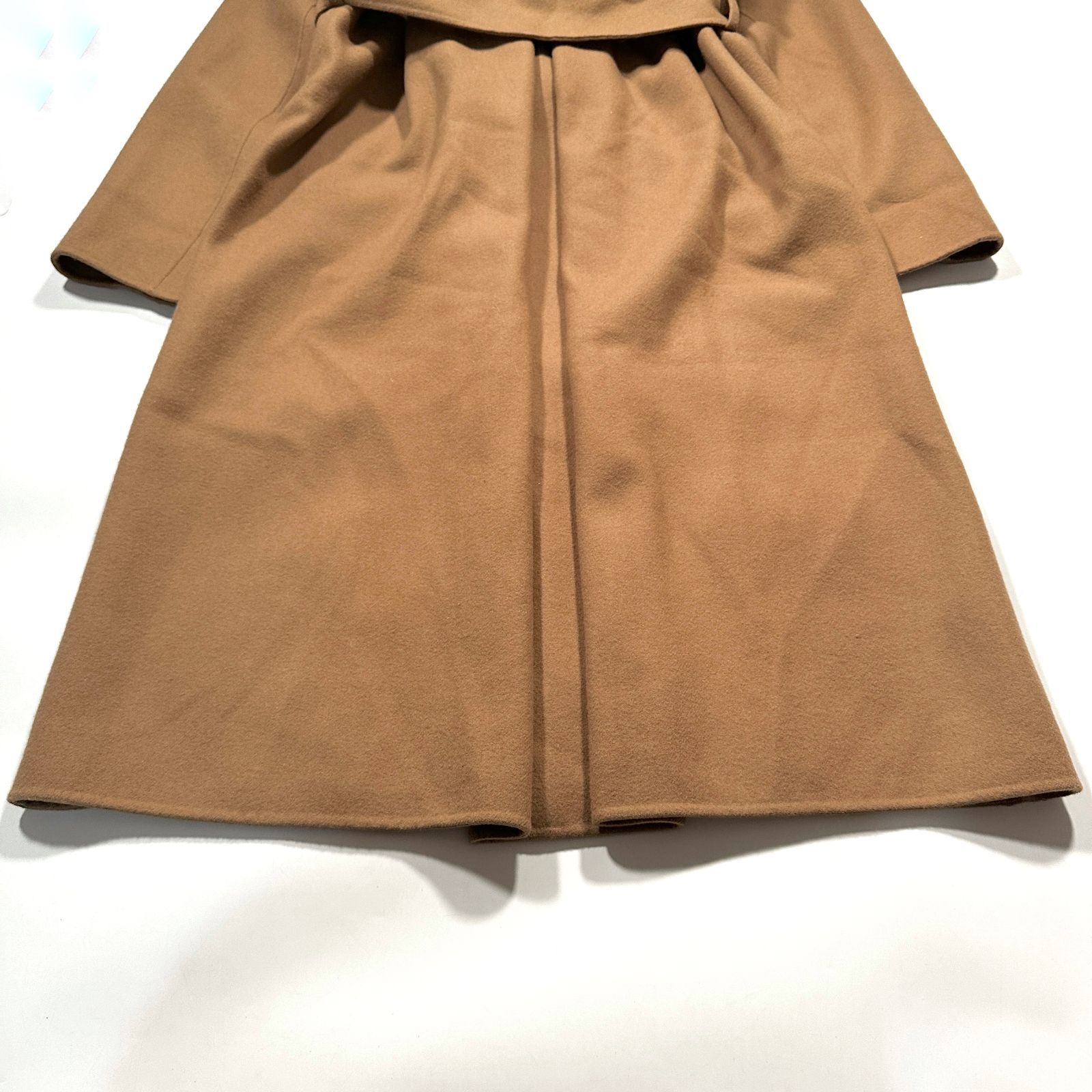 Chaos カオス スーペリアウールコート ベルト付き ロング ブラウン