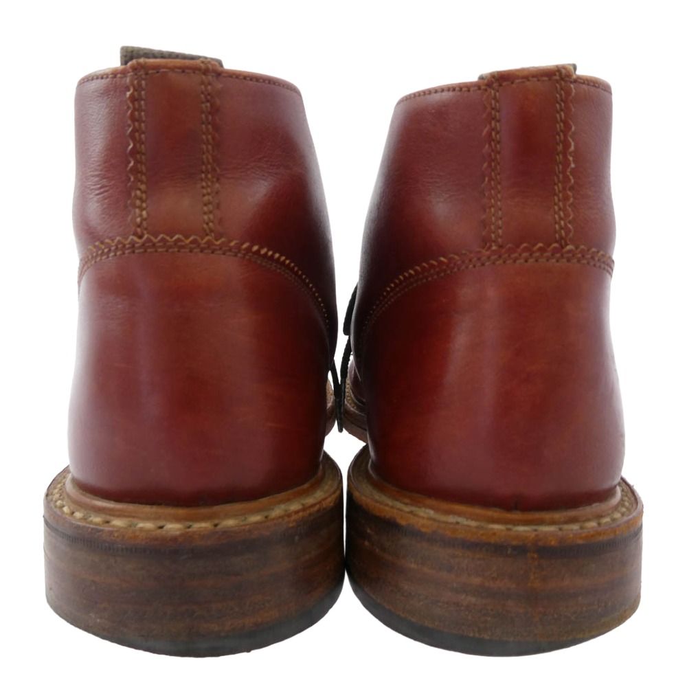  Tricker s トリッカーズ 84571 MONKY BOOTS モンキーブーツ レースアップ ブーツ 赤茶系 7 5 ブーツ 革靴 靴