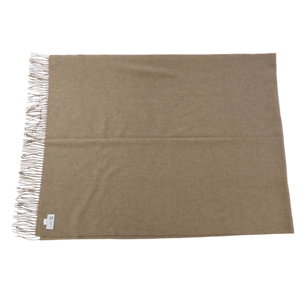 ジョンストンズオブエルガン johnstons of elgin スコットランド製 カシミヤ マフラー ベージュ系