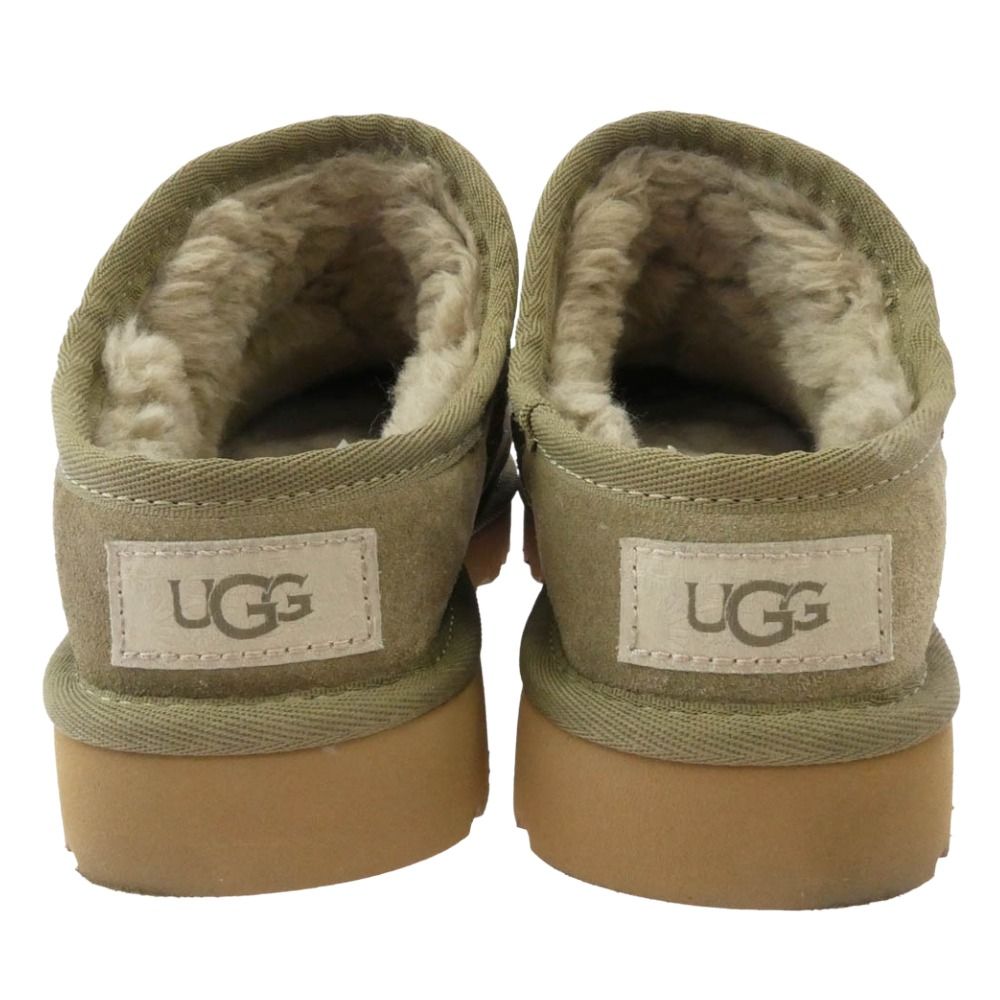  UGG アグ classic slipper クラシック スリッパ スリッポン カーキ系 24 cm ブーツ 革靴 靴