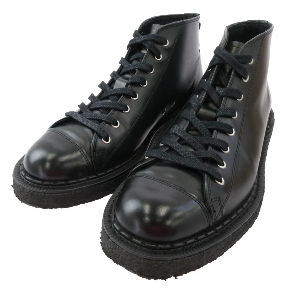 GEORGE COX ジョージコックス Fred Perry Monkey Boot Leather モンキー ブーツ ブラック系 UK 7