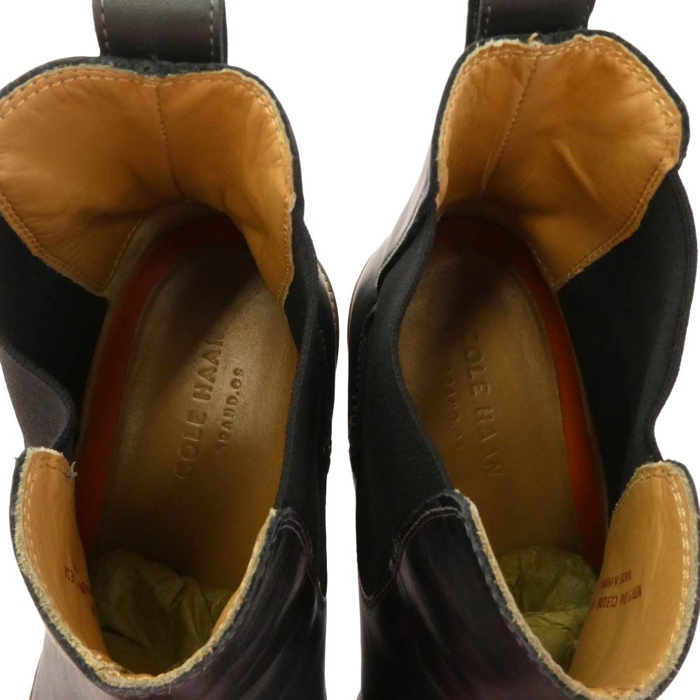  COLE HAAN コールハーン C 13106 LENOX HILL CHELSEA サイドゴアブーツ ショート ブーツ ブラック系 8 ブーツ 革靴 靴