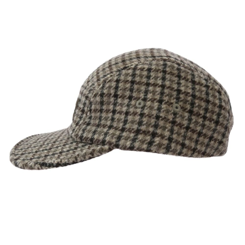 帽子 Supreme Houndstooth Wool Camp Cap 23aw ☆23AW WEEK18☆Supreme Houndstooth Wool Camp Cap (Supreme/キャップ