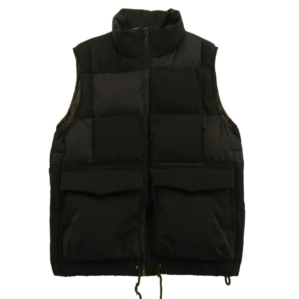 Sacai サカイ 23 AW 03211 M Faux Suede Mix Vest フェイクスエード パテッド ベスト ブラック系 2