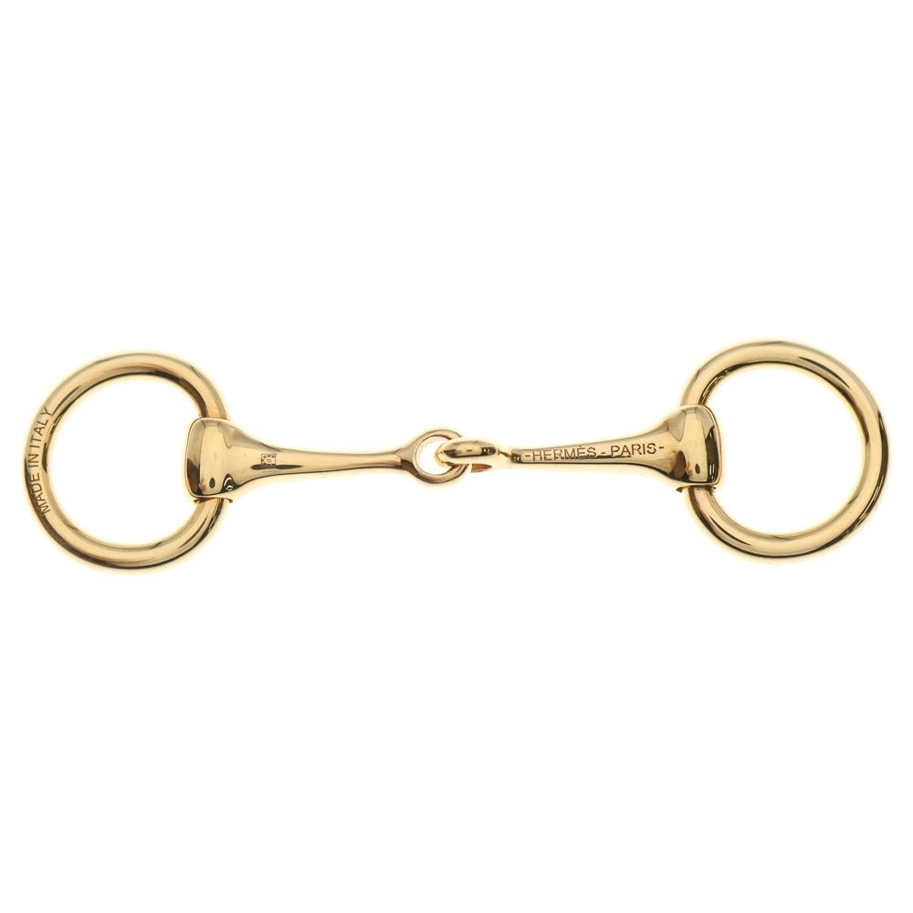 HERMES エルメス モールドゥホースビット スカーフリング ゴールド GP