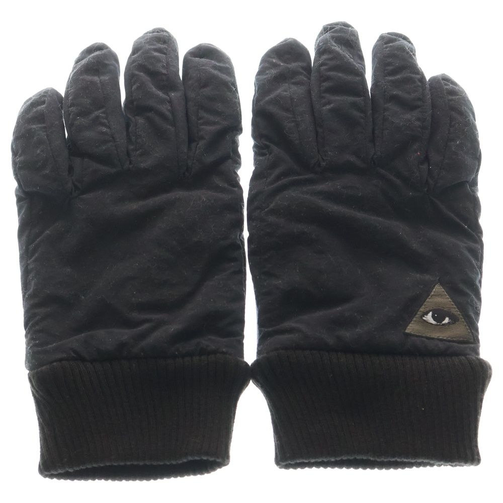 UNDERCOVER アンダーカバー eye patch detail padded gloves アイパッチレザーグローブ ブラック