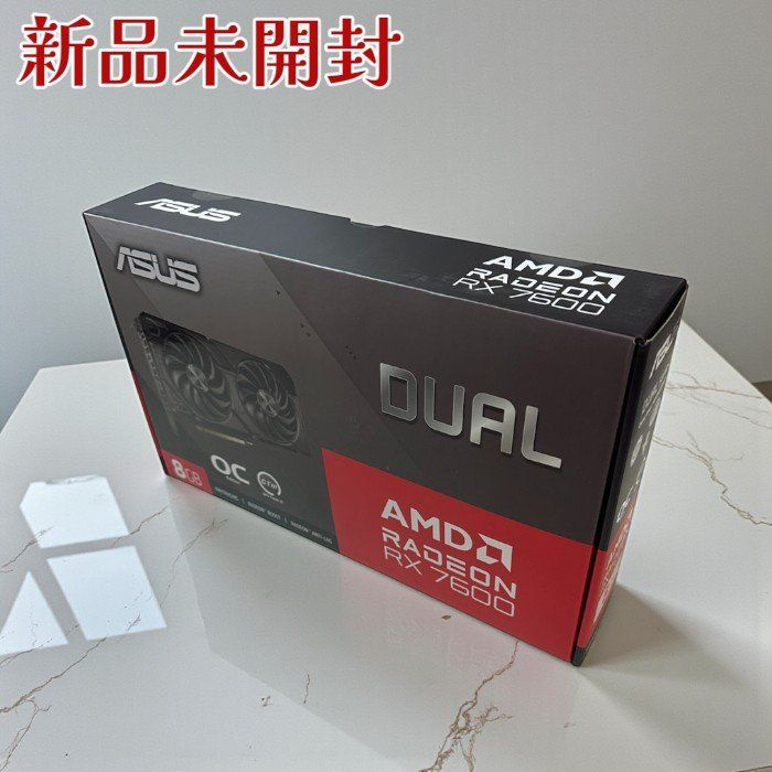 ASUS エイスース グラフィックボード DUAL‑RX 7600‑O 8 G‑EVO GB GDDR 6 AMD Radeon RX 7600 PCIe 4 0