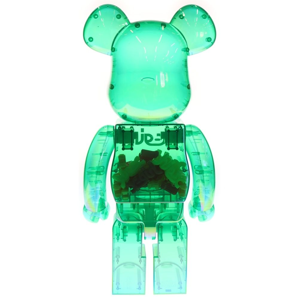 MEDICOM TOY メディコムトイ BE RBRICK X girl CLEAR GREEN Ver 1000 ベアブリック エックスガール フィギュア 人形 クリアグリーン