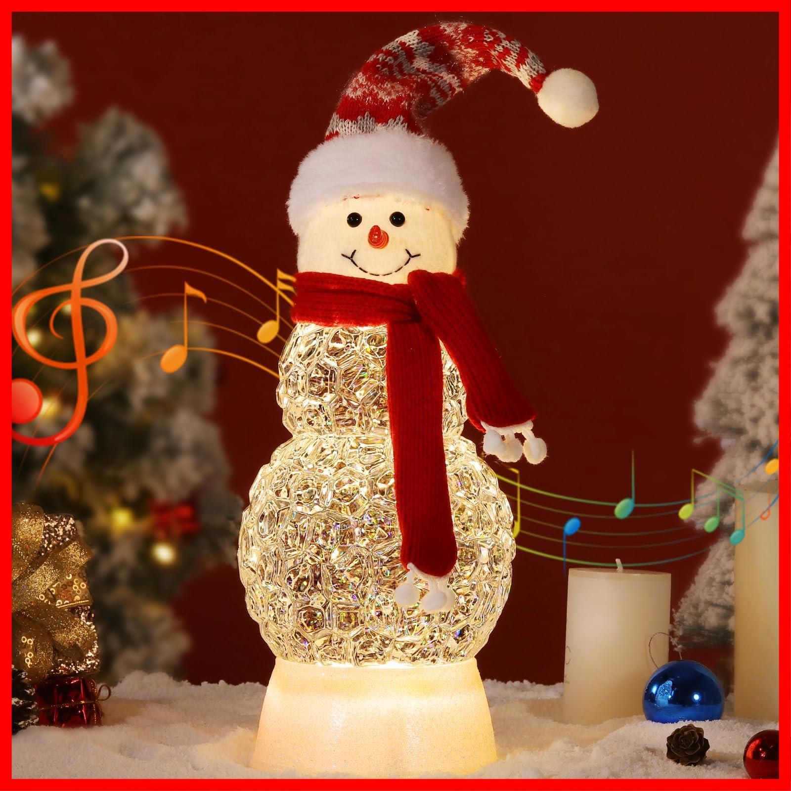 即日発送】クリスマスツリースノーグローブ ライト内蔵 自動タイマー