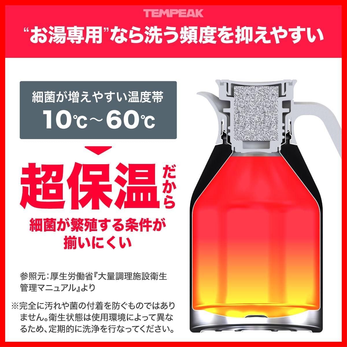 即日発送】節電 省エネ 卓上ポット ステンレス 魔法瓶 超保温 真空断熱