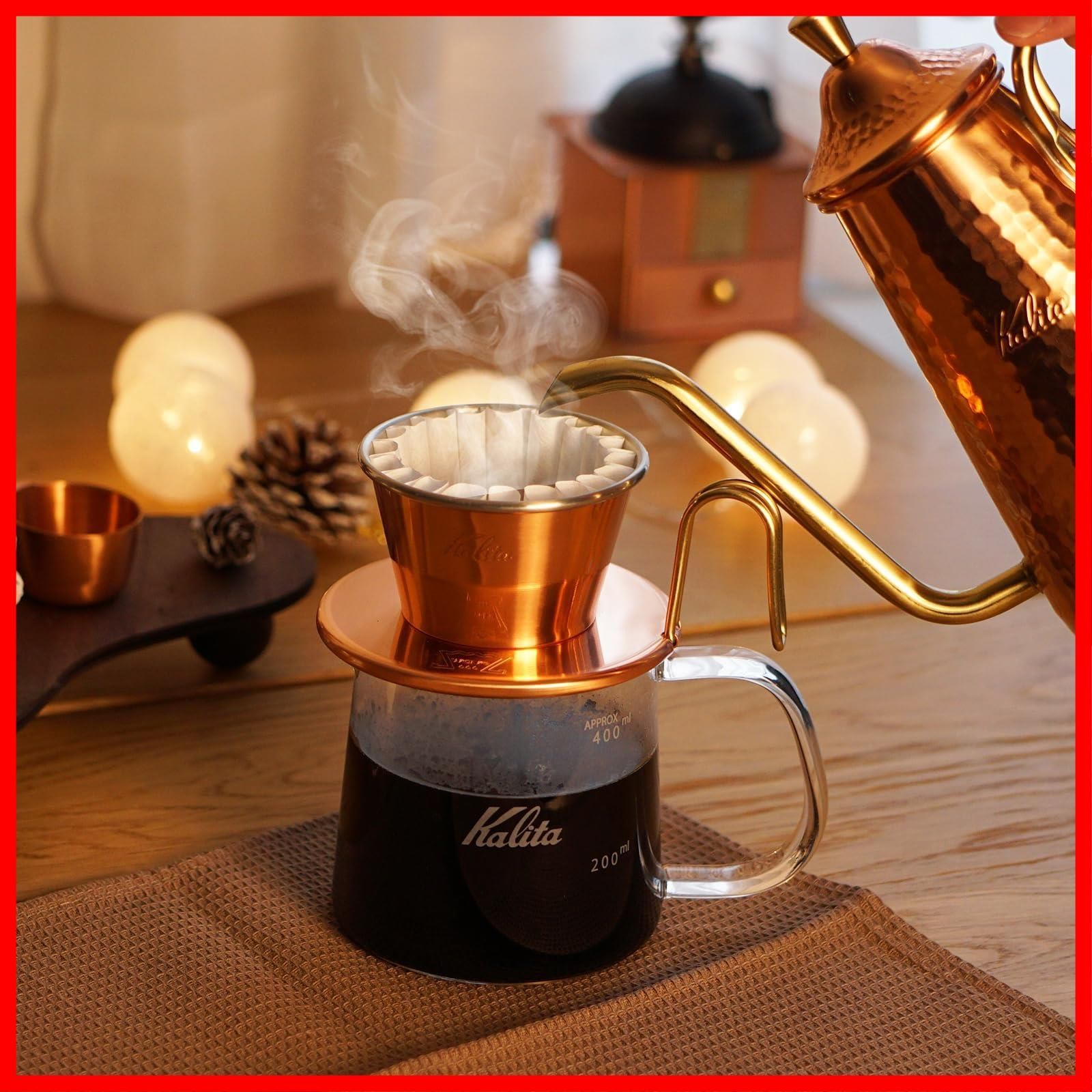  器具 ドリップ 04105 一人用 日本製 二人用 1杯用 WDC 155 2杯用 おしゃれ 1 2人用 キャンプ アウトドア 燕職人手作り アンティーク ウェーブシリーズ 結婚 祝い ドリッパー プレゼント コーヒー 女性 男性 ドリッパー コーヒー用品