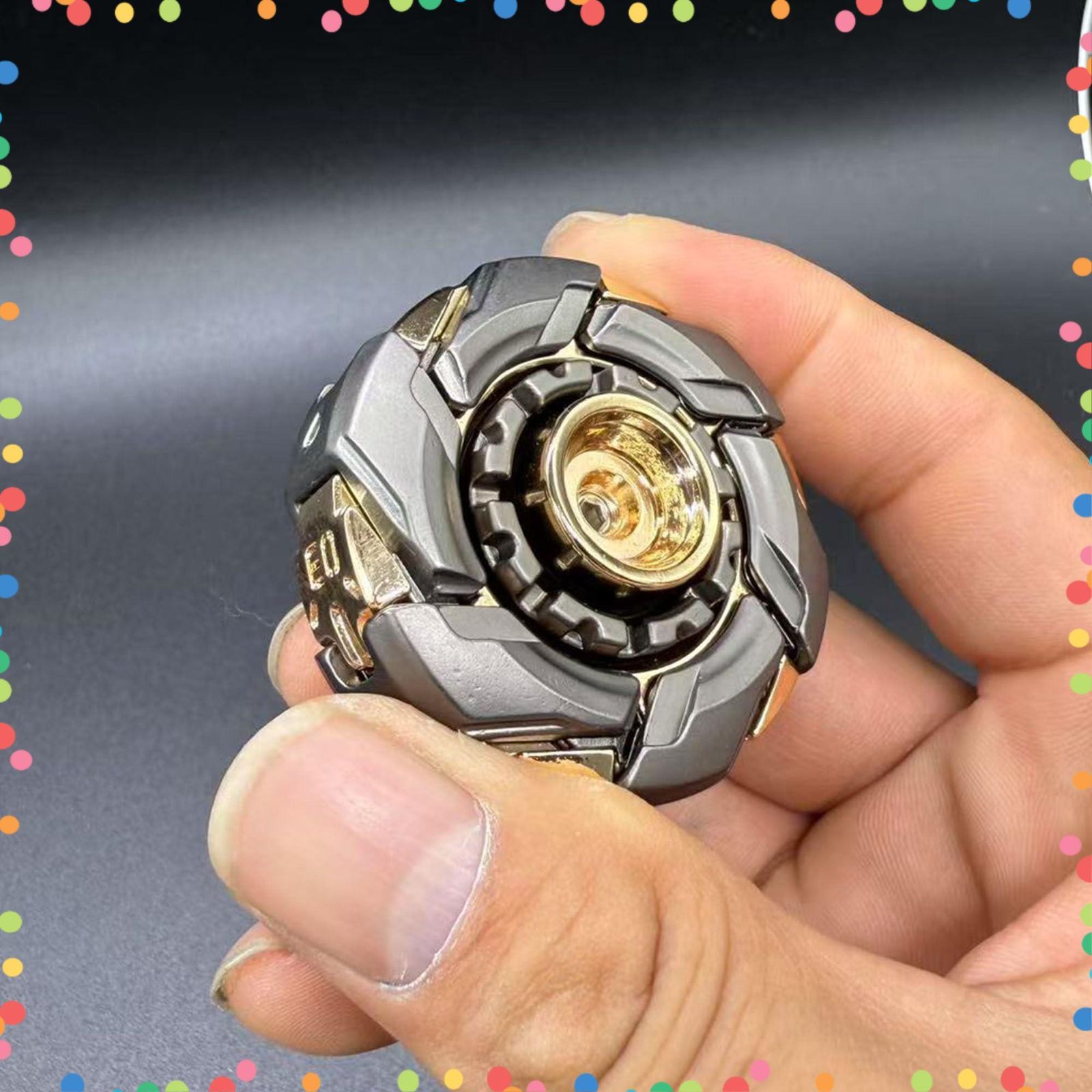 Stress Toys TopFidget Relief Spinning For Armor Adults Open Sliders Magnetic Fidget Meta GrayG en EDC