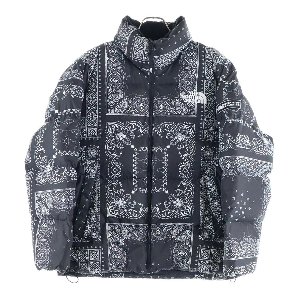 THE NORTH FACE ザノースフェイス NOVELTY LOFTY DOWN JACKET ペイズリー ダウンジャケット ブラック