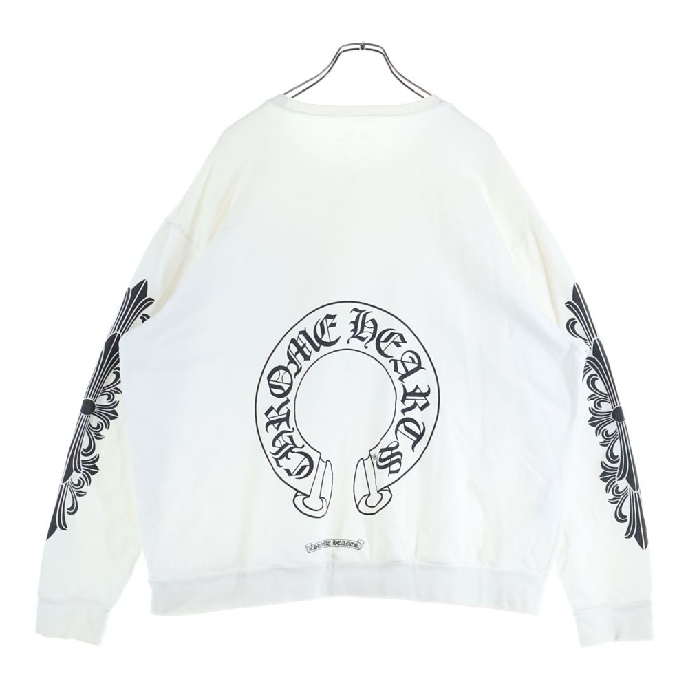 CHROME HEARTS (クロムハーツ) Horseshoe Crewneck Sweatshirt ホース