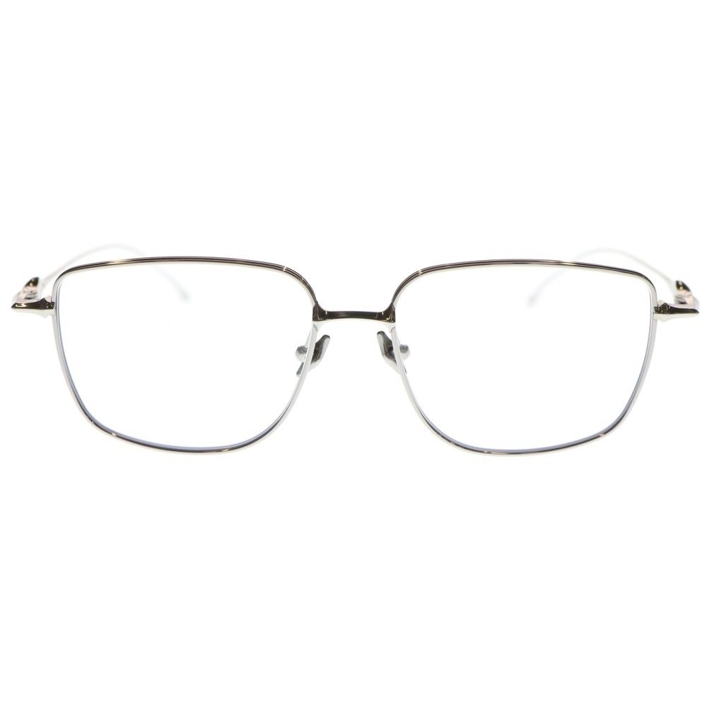 GENTLE MONSTER ジェントルモンスター 02 アカデミア02 スクエアシェイプ メタルフレームメガネ アイウェア サングラス シルバー