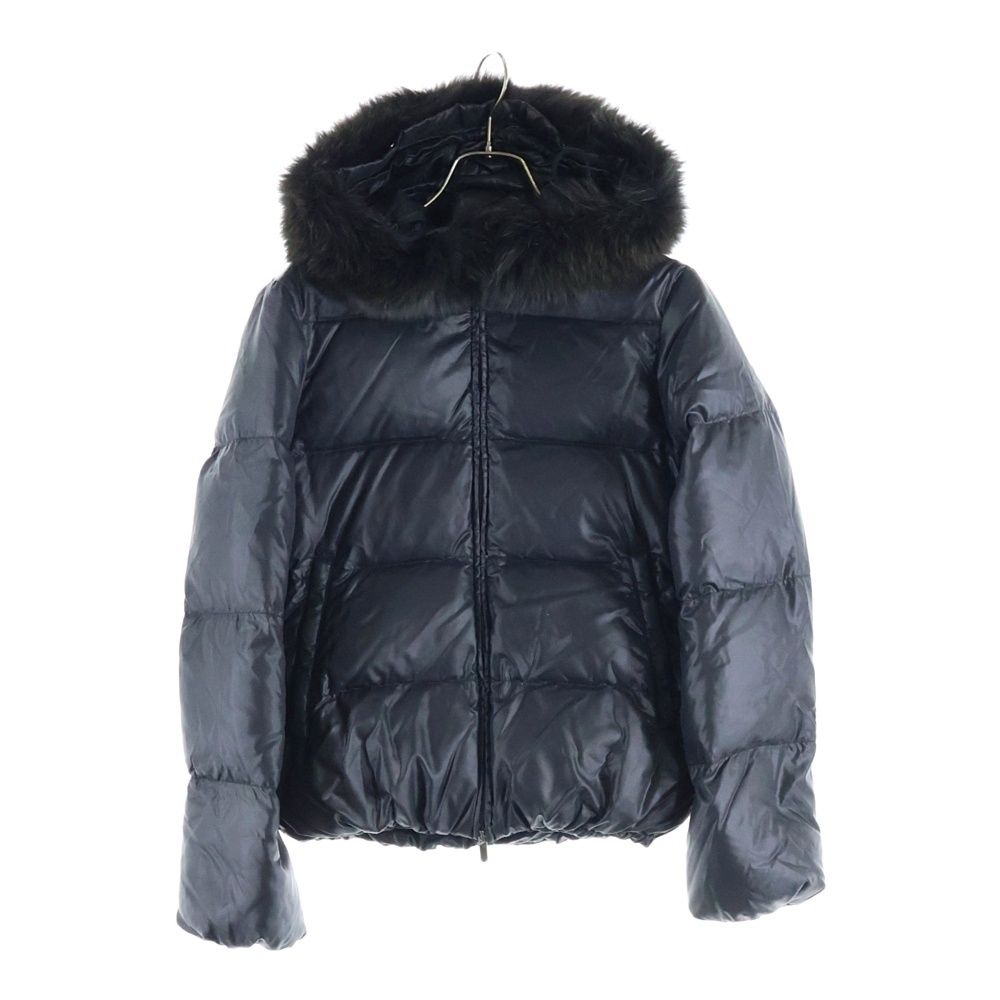 デュベティカ GOCCIA ゴッチャ デザイン ダブルポケット フーデッド ジップアップ ダウンジャケット ブラック FGC 1001 R