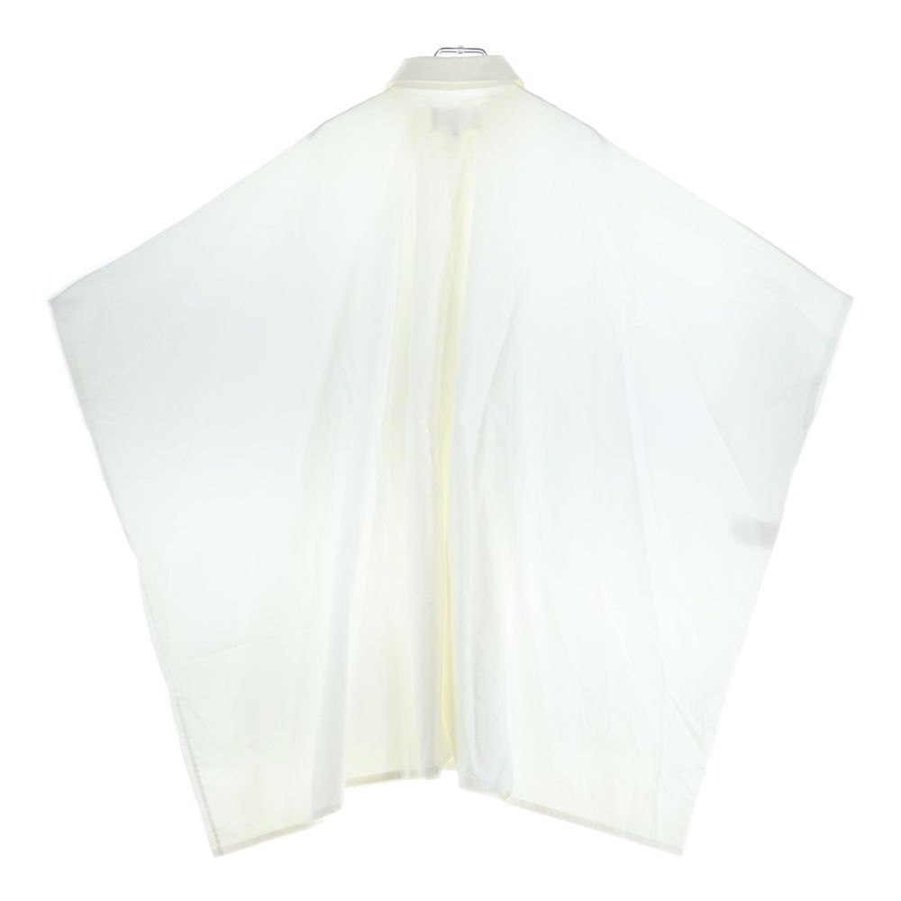 Maison Martin Margiela メゾンマルタンマルジェラ 12 SS 比翼ボタン コットン ポンチョ シャツ ホワイト レディース