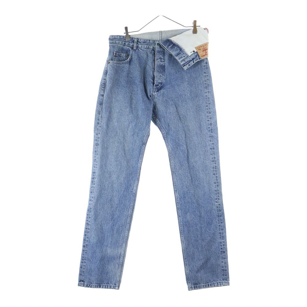 Y/PROJECT (ワイプロジェクト) アシンメトリー シンチバック デニム