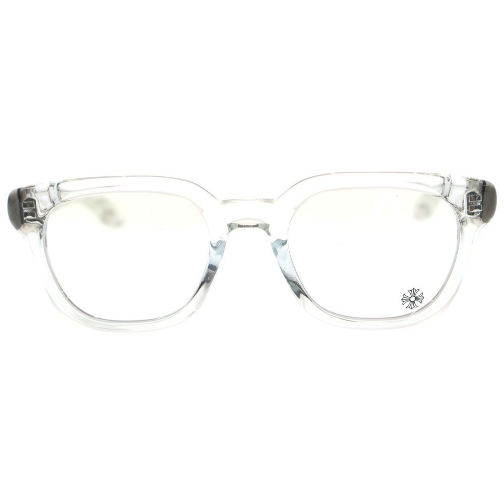 CHROME HEARTS クロムハーツ FOTI WELL HELL YEAH フォティ スカル アイウェア 眼鏡 クリア