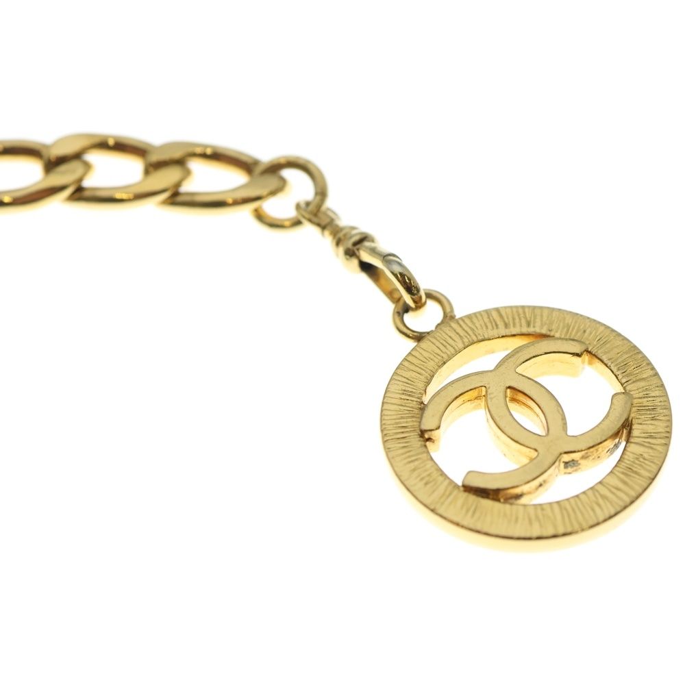  CHANEL シャネル ココマーク プレート ベルト ゴールド GP ベルト 小物