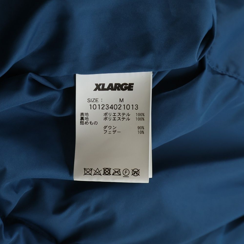 X LARGE エクストララージ DOWN JACKET ダウンジャケット ブルー 抜け感 今季注目