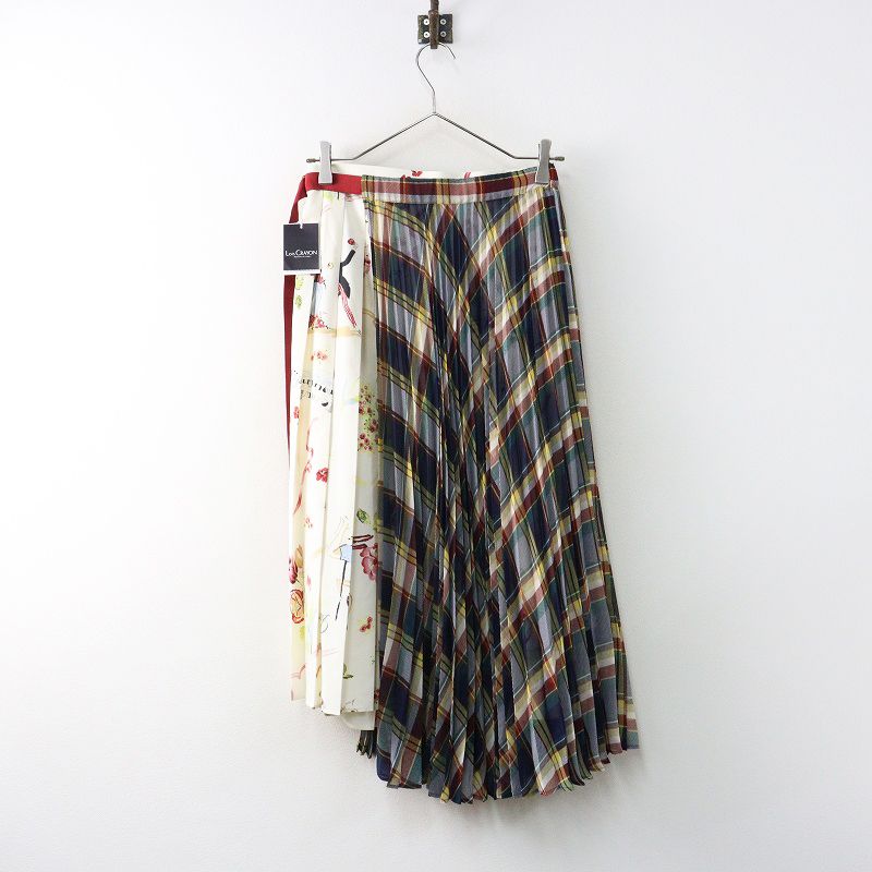 極美品 ロイスクレヨン Lois CRAYON アンジェラxチェックスカート M