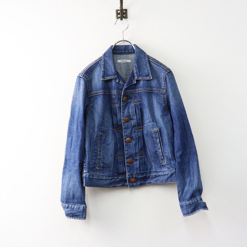 23区DENIM デニムジャケット　ダルブルー系 38 23区 denim オンワード樫山 デニムジャケット 38＼ブルー Gジャン