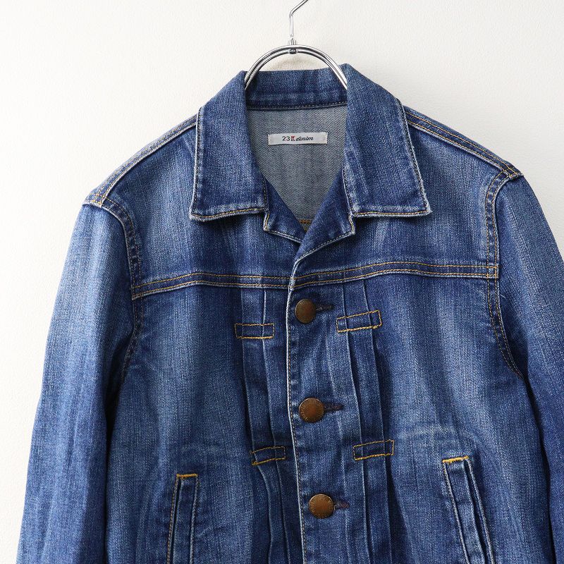 デニムジャケット Lサイズ ¥25,300 23区 denim オンワード樫山 デニムジャケット 38＼ブルー Gジャン