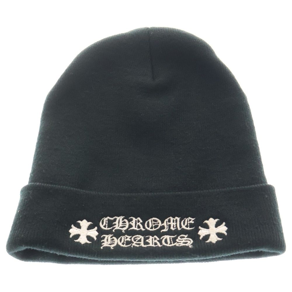 クロムハーツ ビーニー ニット帽 ワッチキャップ CHROME HEARTS (クロムハーツ) WATCH CAP ワッチキャップ ロゴ刺繍