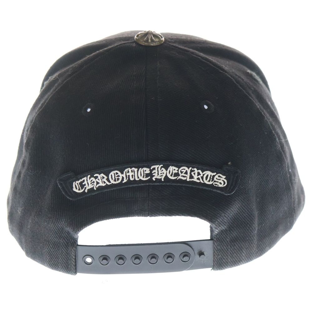 CHROME HEARTS (クロムハーツ) TRUCKER CAP 刺繍ロゴ スクロールラベル
