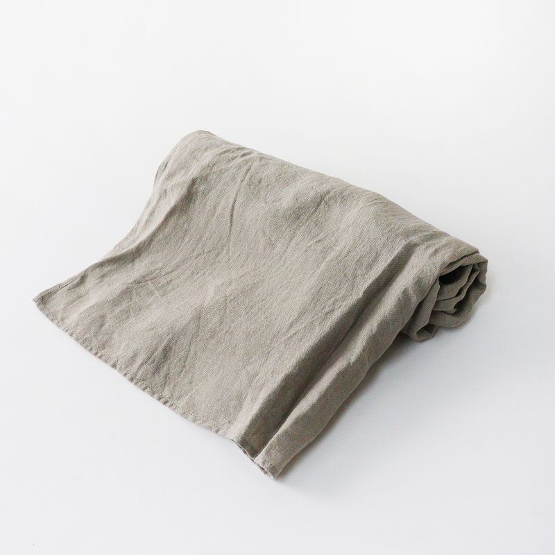 ICHI Antiquites イチアンティークス リネン大判ストール サンド