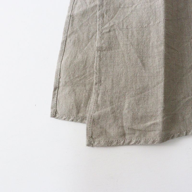 ICHI Antiquites イチアンティークス リネン大判ストール サンド