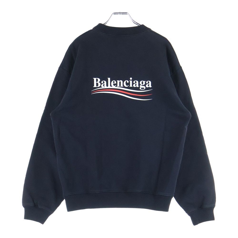 バレンシアガ LOGO HOODIE TBV 14 キャンペーンロゴ フーディ パーカー ブラック